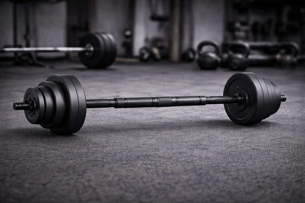 Regulowany zestaw hantli i sztangi 20 kg