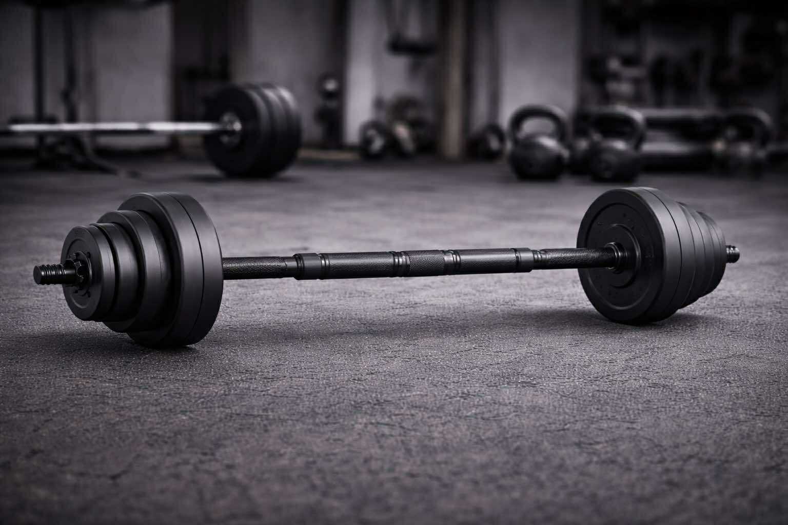 Regulowany zestaw hantli i sztangi 20 kg